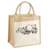 Pocket Jute Midi Tote Thumbnail
