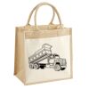 Pocket Jute Midi Tote Thumbnail