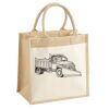Pocket Jute Midi Tote Thumbnail