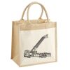 Pocket Jute Midi Tote Thumbnail