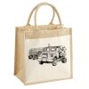 Pocket Jute Midi Tote Thumbnail