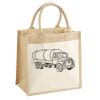 Pocket Jute Midi Tote Thumbnail