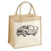 Pocket Jute Midi Tote Thumbnail