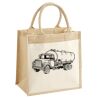 Pocket Jute Midi Tote Thumbnail