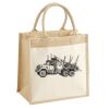 Pocket Jute Midi Tote Thumbnail