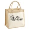 Pocket Jute Midi Tote Thumbnail