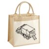 Pocket Jute Midi Tote Thumbnail