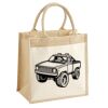 Pocket Jute Midi Tote Thumbnail