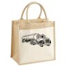 Pocket Jute Midi Tote Thumbnail