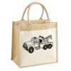 Pocket Jute Midi Tote Thumbnail