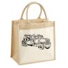 Pocket Jute Midi Tote Thumbnail