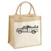 Pocket Jute Midi Tote Thumbnail