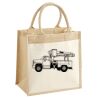 Pocket Jute Midi Tote Thumbnail