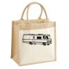 Pocket Jute Midi Tote Thumbnail