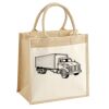 Pocket Jute Midi Tote Thumbnail