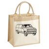 Pocket Jute Midi Tote Thumbnail
