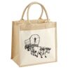 Pocket Jute Midi Tote Thumbnail