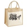 Pocket Jute Midi Tote Thumbnail