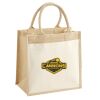 Pocket Jute Midi Tote Thumbnail