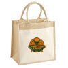 Pocket Jute Midi Tote Thumbnail