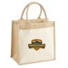 Pocket Jute Midi Tote Thumbnail