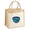 Pocket Jute Midi Tote Thumbnail