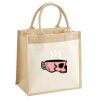 Pocket Jute Midi Tote Thumbnail