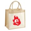 Pocket Jute Midi Tote Thumbnail