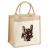 Pocket Jute Midi Tote Thumbnail