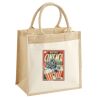 Pocket Jute Midi Tote Thumbnail