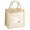 Pocket Jute Midi Tote Thumbnail