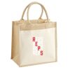 Pocket Jute Midi Tote Thumbnail