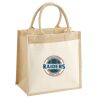 Pocket Jute Midi Tote Thumbnail