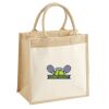 Pocket Jute Midi Tote Thumbnail