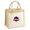 Pocket Jute Midi Tote Thumbnail