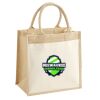Pocket Jute Midi Tote Thumbnail