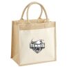 Pocket Jute Midi Tote Thumbnail
