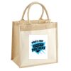 Pocket Jute Midi Tote Thumbnail