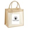 Pocket Jute Midi Tote Thumbnail