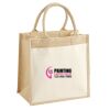 Pocket Jute Midi Tote Thumbnail