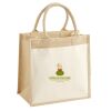 Pocket Jute Midi Tote Thumbnail