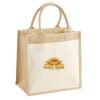 Pocket Jute Midi Tote Thumbnail