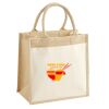 Pocket Jute Midi Tote Thumbnail