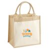 Pocket Jute Midi Tote Thumbnail