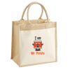 Pocket Jute Midi Tote Thumbnail