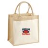 Pocket Jute Midi Tote Thumbnail