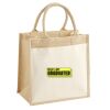 Pocket Jute Midi Tote Thumbnail