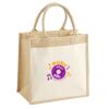Pocket Jute Midi Tote Thumbnail