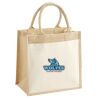 Pocket Jute Midi Tote Thumbnail
