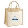 Pocket Jute Midi Tote Thumbnail